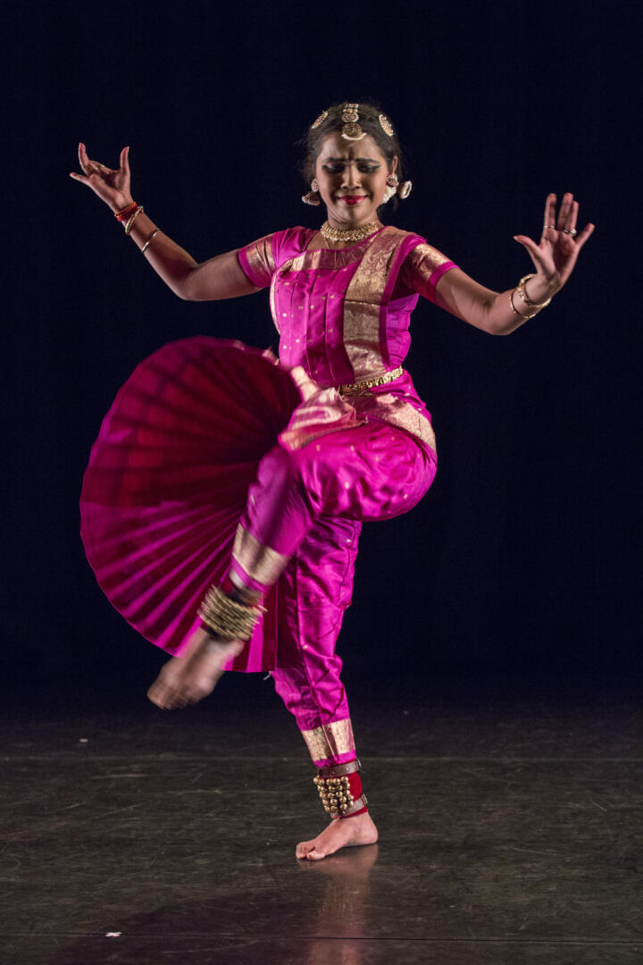 Akademi NAVODIT 2016 Santosh Nair performing Bharatanatyam, credit Vipul Sangoi